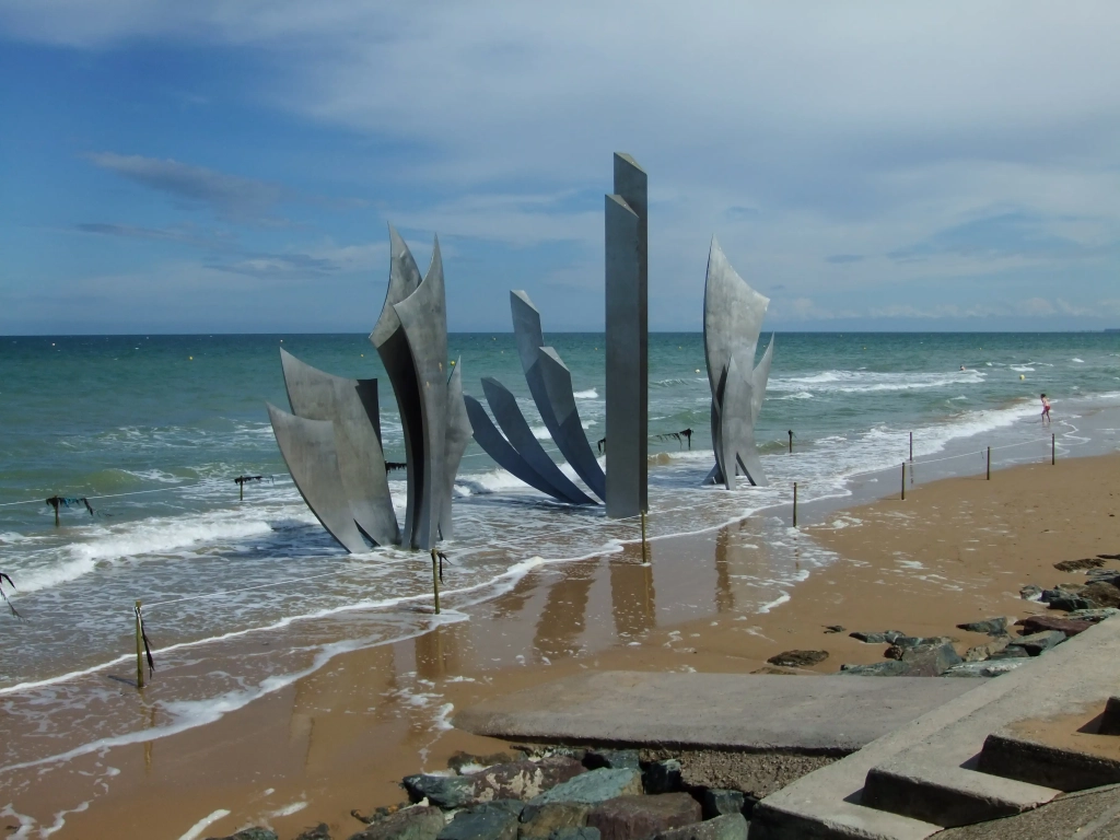 Mémorial_omaha_beach,_plage_de_normandie